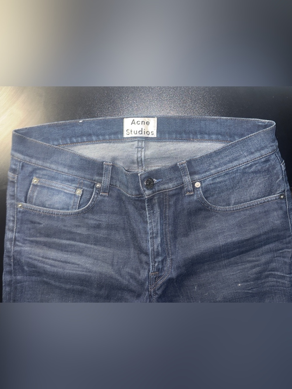 ACNE STUDIOS Ace Oreo Jeans - 
Sz 34 x 32